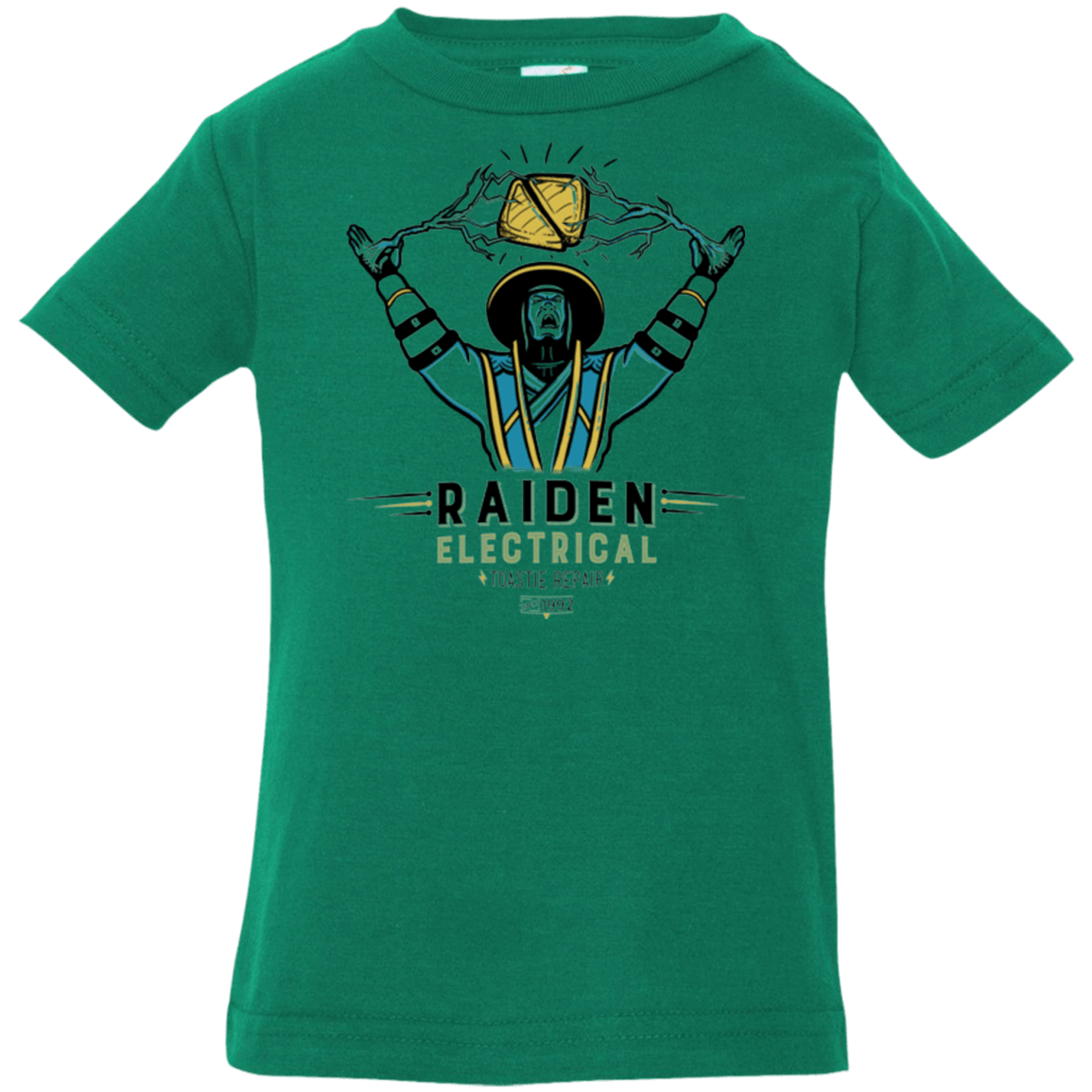 T-Shirts Kelly / 6 Months Raiden Electrical Toastie Repair Infant Premium T-Shirt