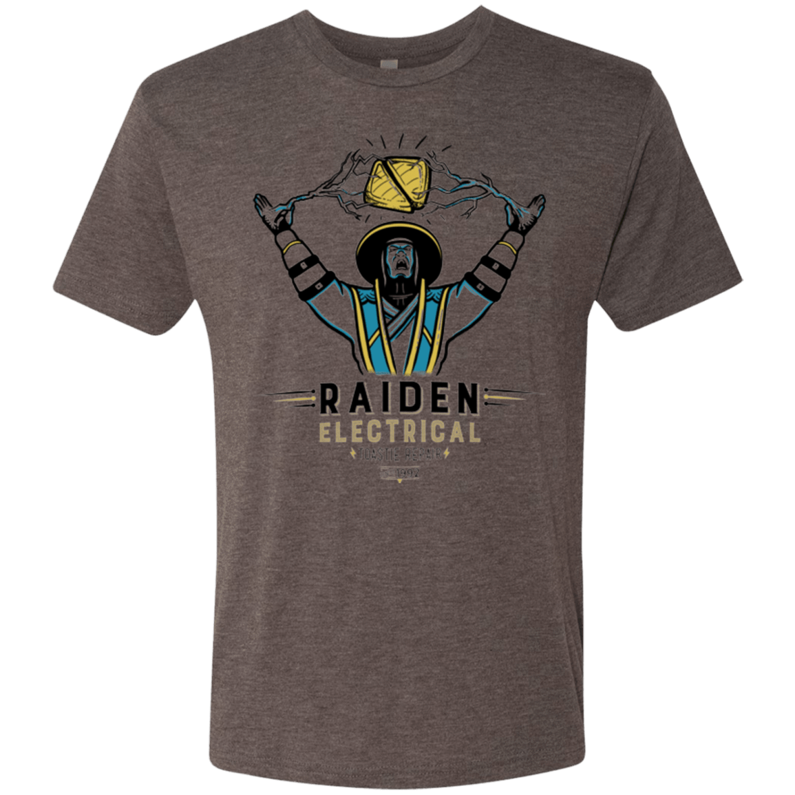 T-Shirts Macchiato / Small Raiden Electrical Toastie Repair Men's Triblend T-Shirt