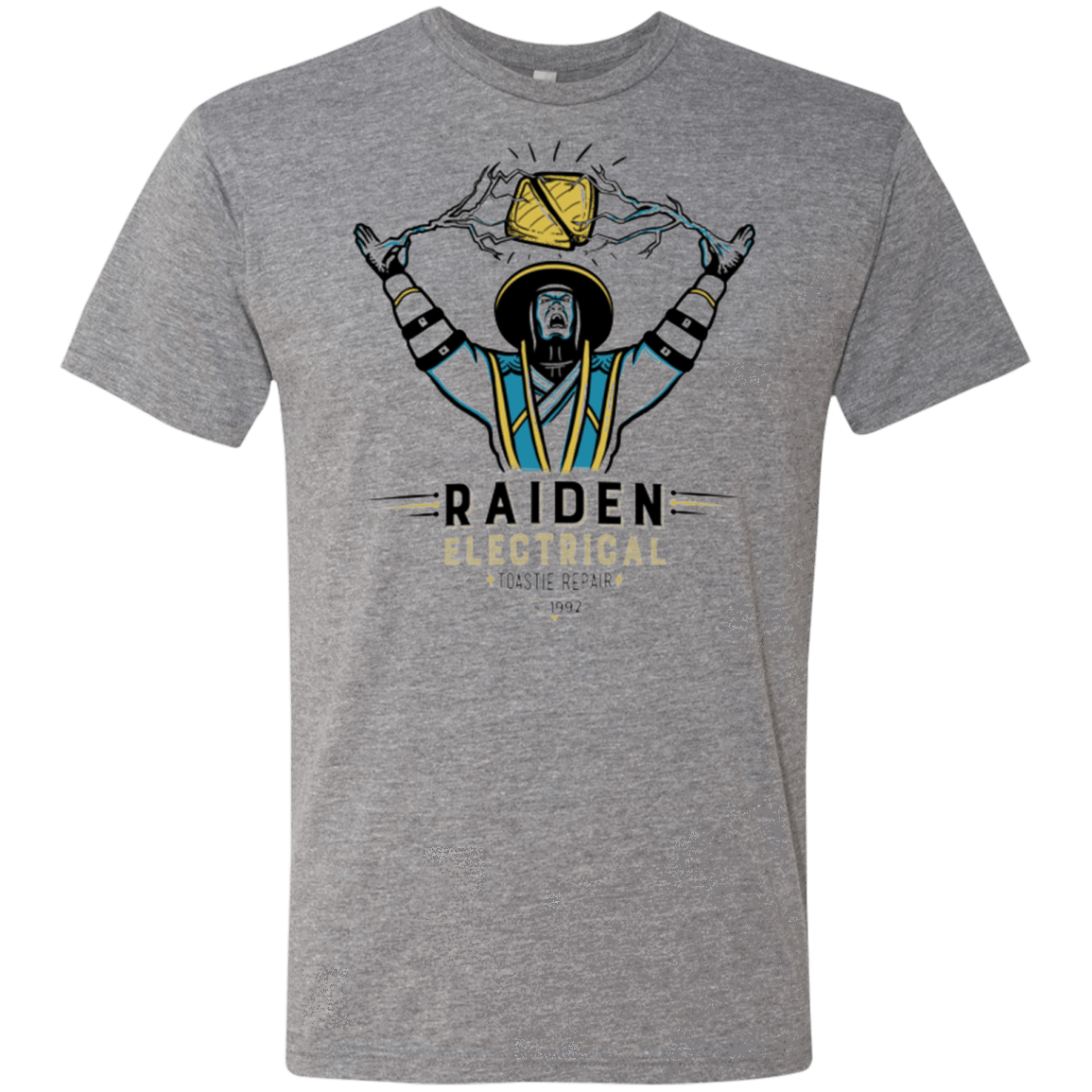 T-Shirts Premium Heather / Small Raiden Electrical Toastie Repair Men's Triblend T-Shirt