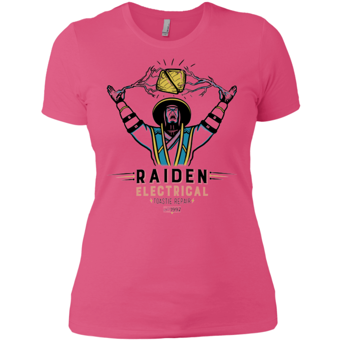 T-Shirts Hot Pink / X-Small Raiden Electrical Toastie Repair Women's Premium T-Shirt
