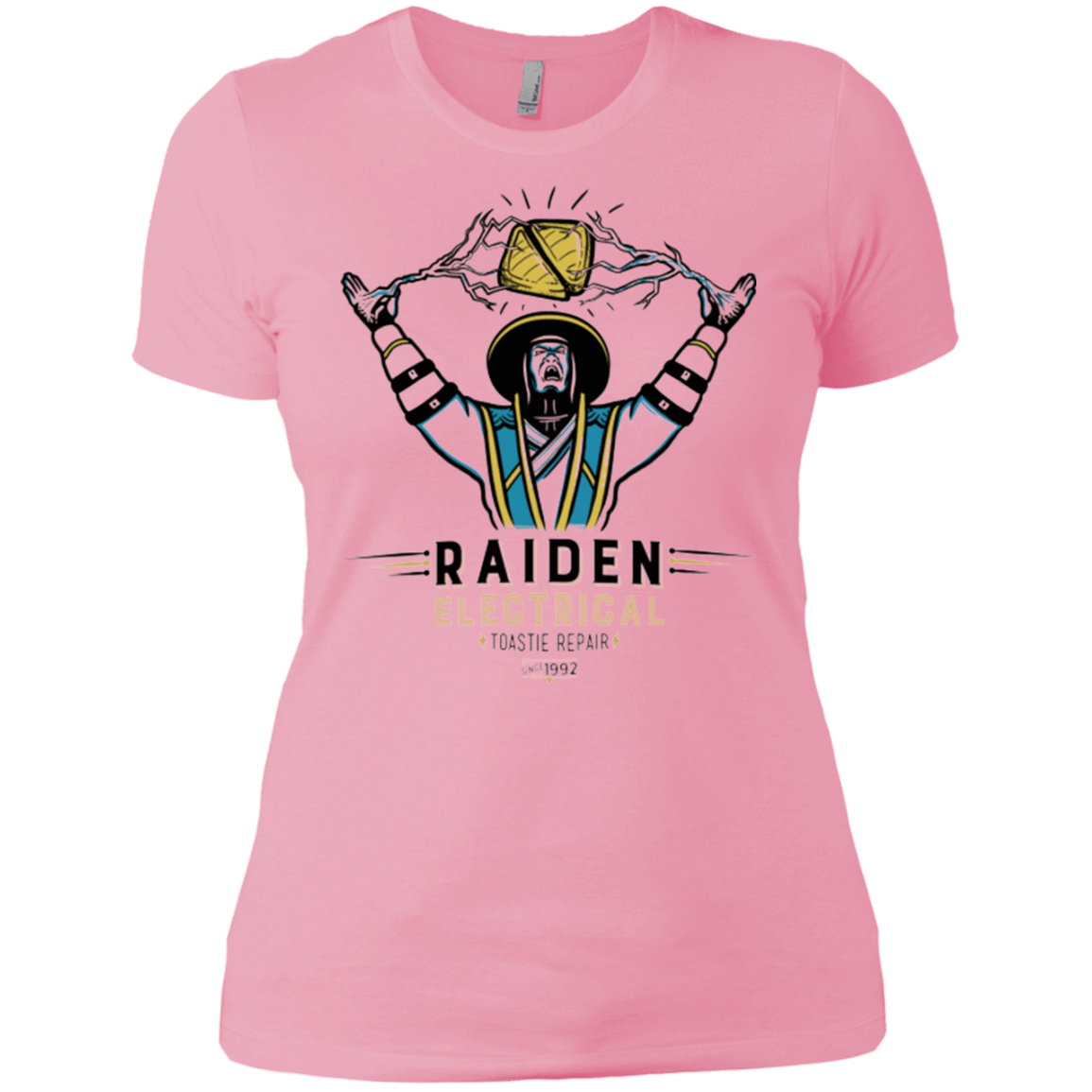 T-Shirts Light Pink / X-Small Raiden Electrical Toastie Repair Women's Premium T-Shirt
