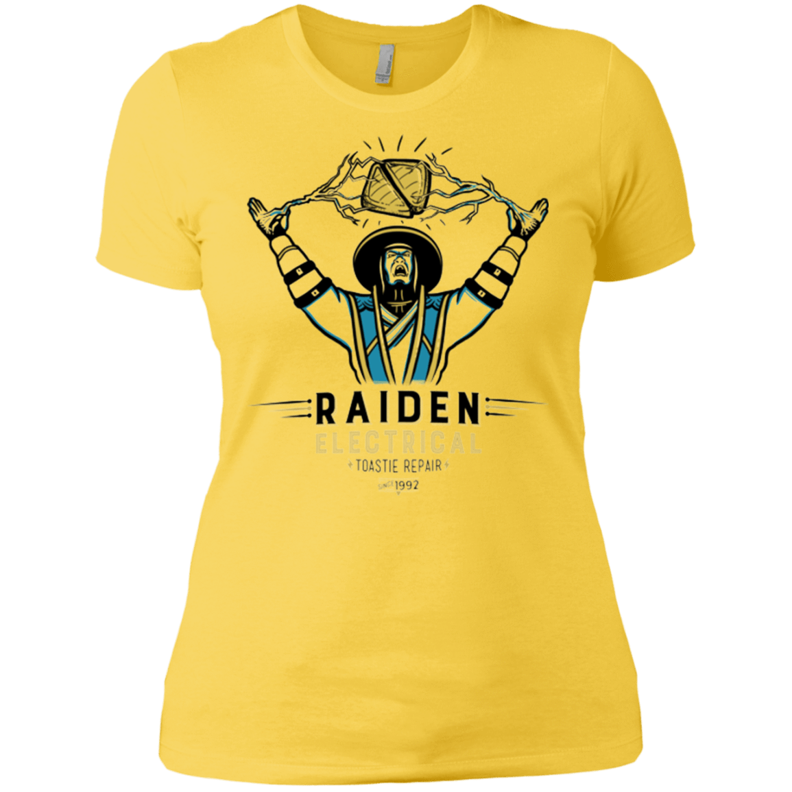 T-Shirts Vibrant Yellow / X-Small Raiden Electrical Toastie Repair Women's Premium T-Shirt