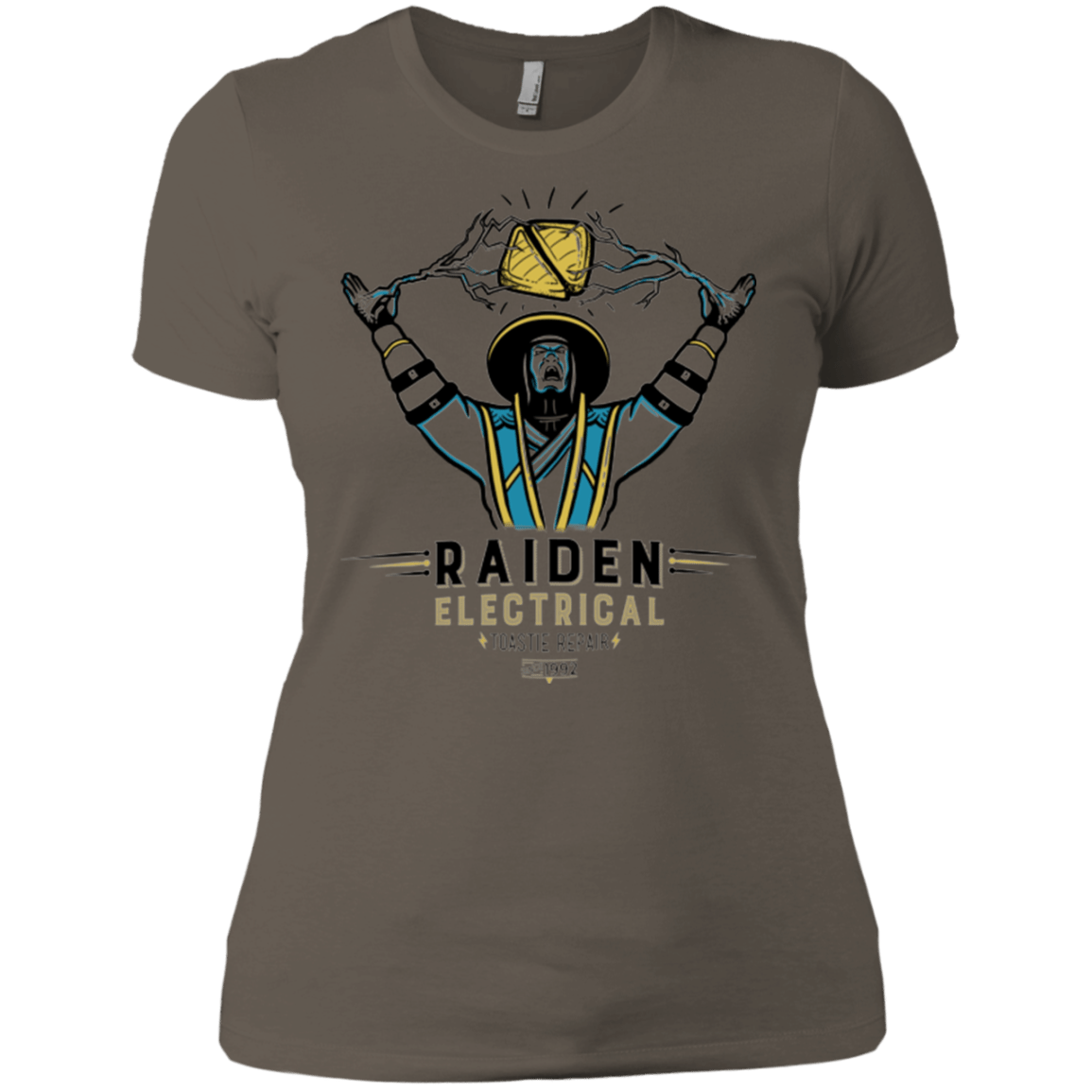 T-Shirts Warm Grey / X-Small Raiden Electrical Toastie Repair Women's Premium T-Shirt