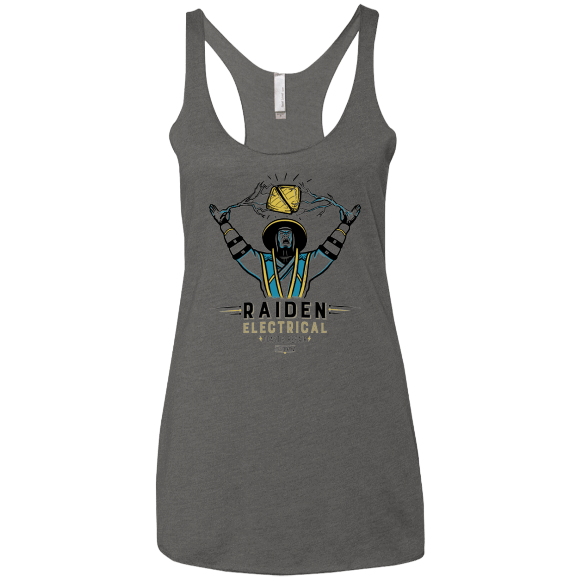 T-Shirts Premium Heather / X-Small Raiden Electrical Toastie Repair Women's Triblend Racerback Tank