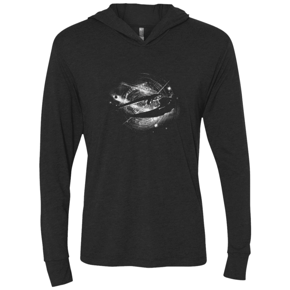 T-Shirts Vintage Black / X-Small Raider Triblend Long Sleeve Hoodie Tee