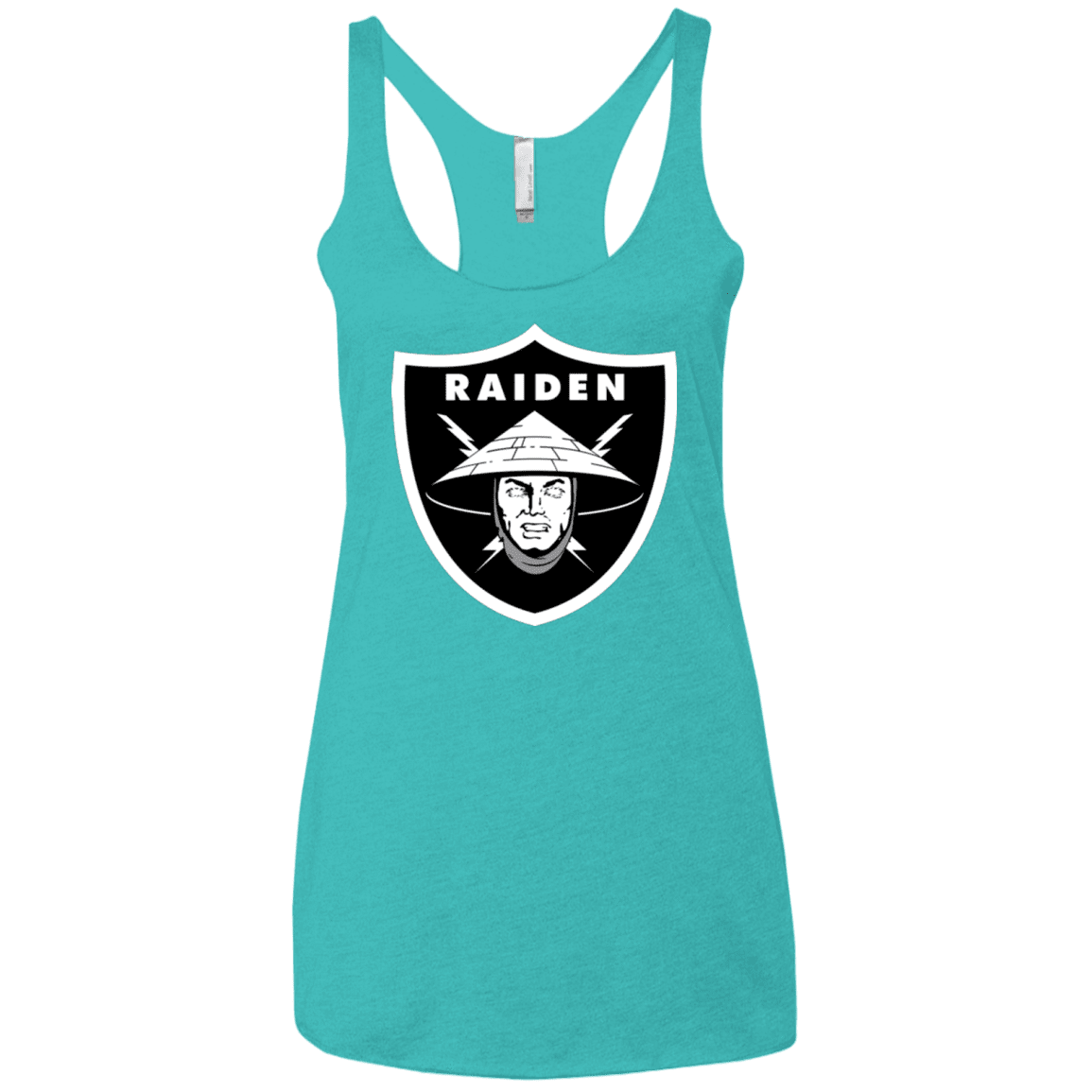 T-Shirts Tahiti Blue / X-Small Raiders of the Realm Women's Triblend Racerback Tank