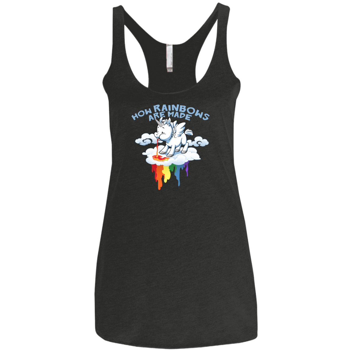 Rainblows Women's Triblend Racerback Tank