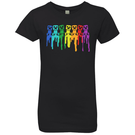T-Shirts Black / YXS Rainbow Creeps Girls Premium T-Shirt