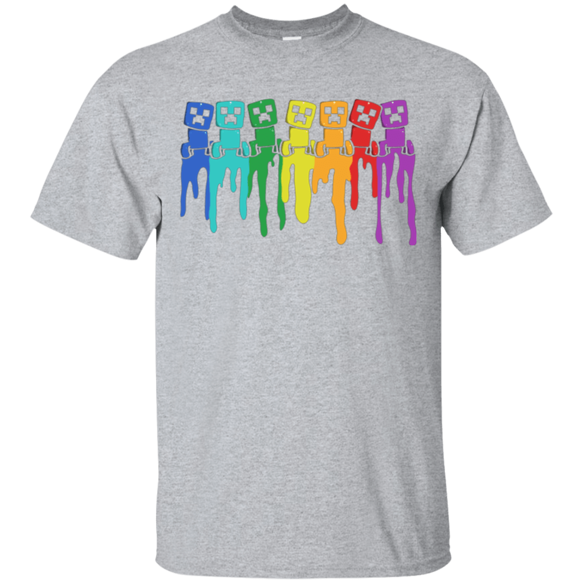 T-Shirts Sport Grey / Small Rainbow Creeps T-Shirt