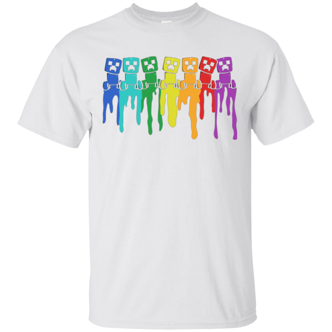 T-Shirts White / Small Rainbow Creeps T-Shirt