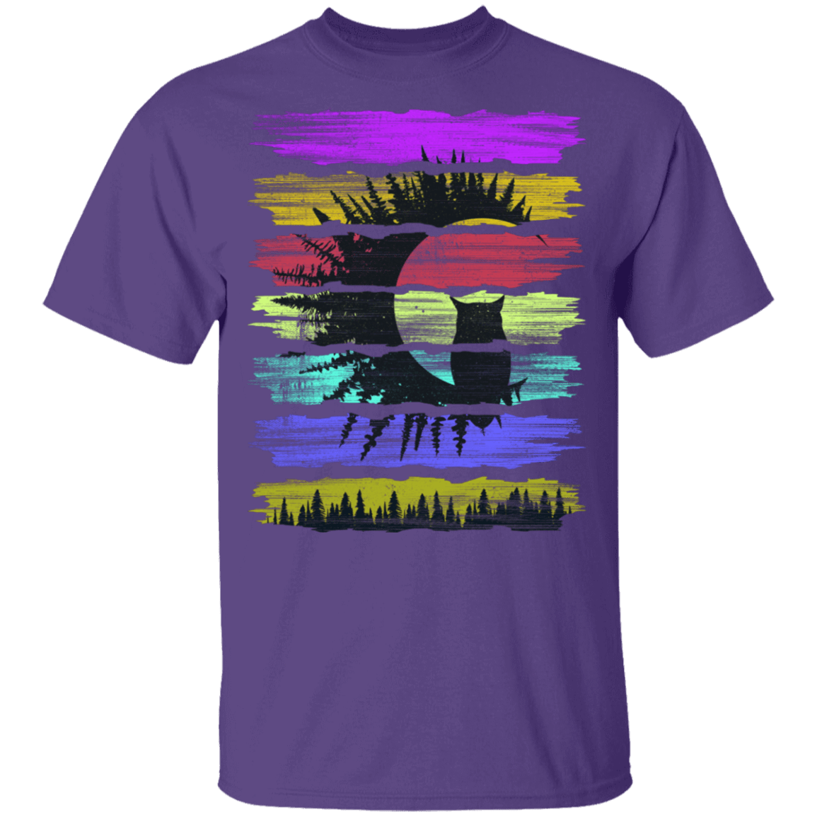 T-Shirts Purple / YXS Rainbow Owl Youth T-Shirt