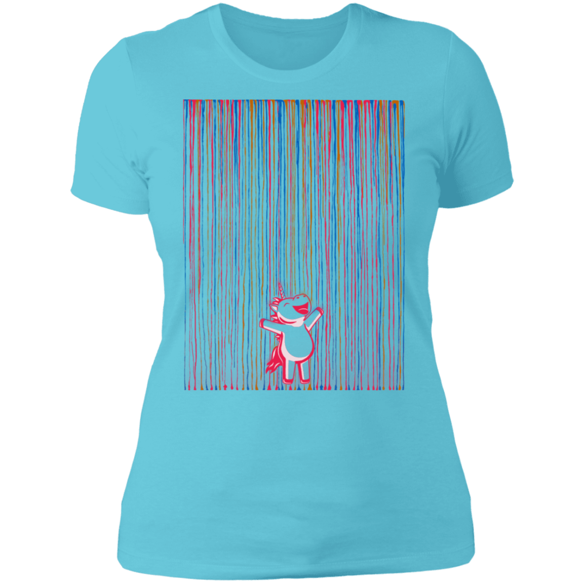 T-Shirts Cancun / S Rainbow Rain Women's Premium T-Shirt