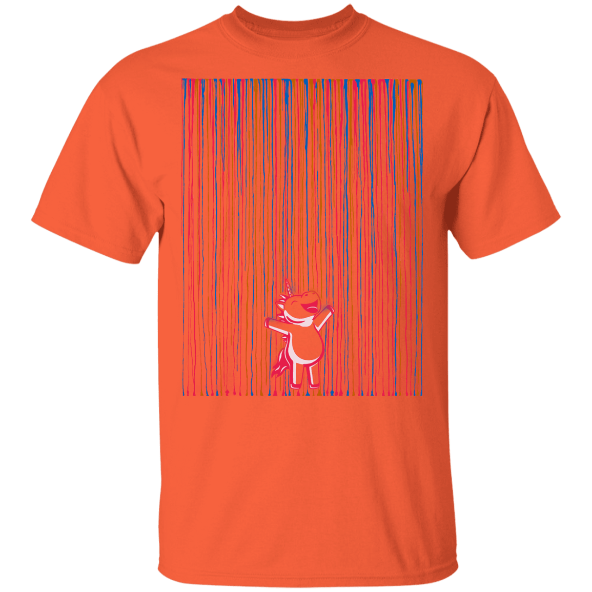 T-Shirts Orange / YXS Rainbow Rain Youth T-Shirt