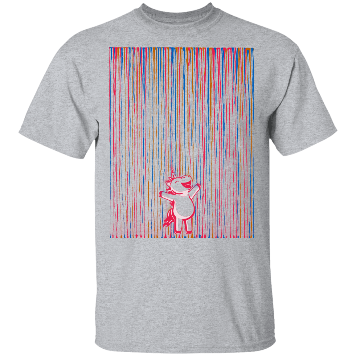 T-Shirts Sport Grey / YXS Rainbow Rain Youth T-Shirt
