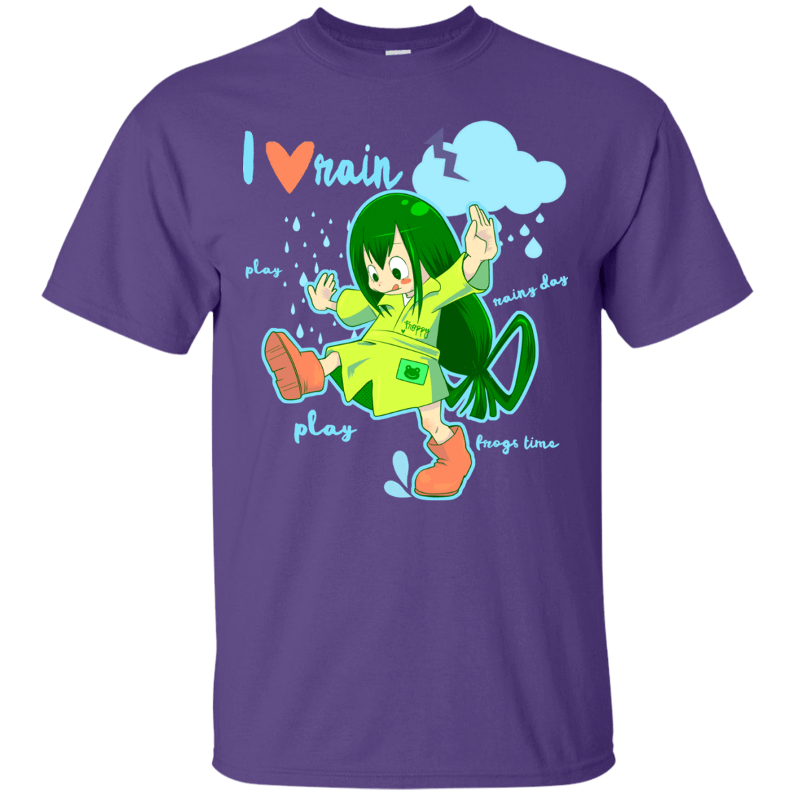 T-Shirts Purple / Small Rainy Day T-Shirt