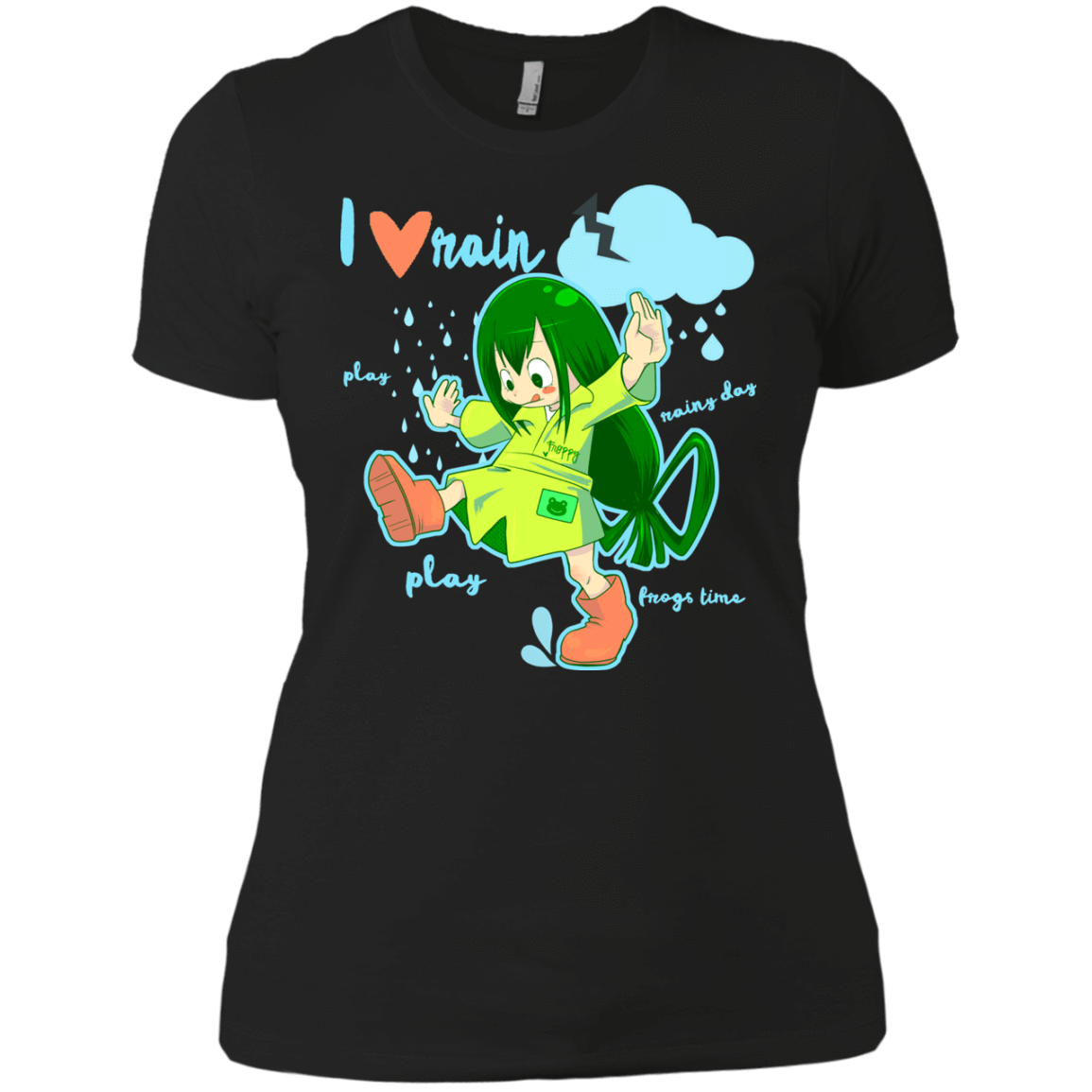 T-Shirts Black / X-Small Rainy Day Women's Premium T-Shirt