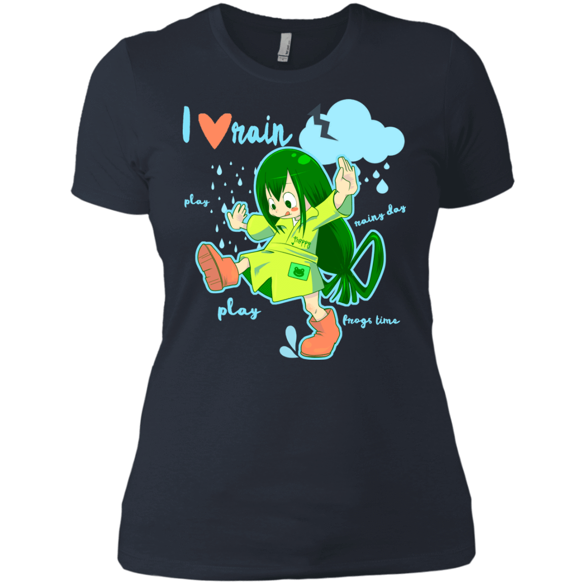 T-Shirts Indigo / X-Small Rainy Day Women's Premium T-Shirt