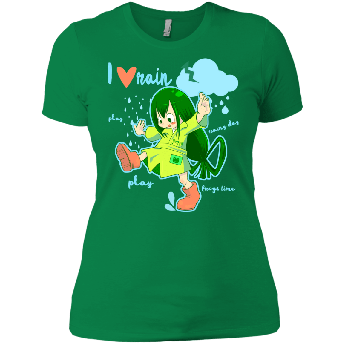T-Shirts Kelly Green / X-Small Rainy Day Women's Premium T-Shirt