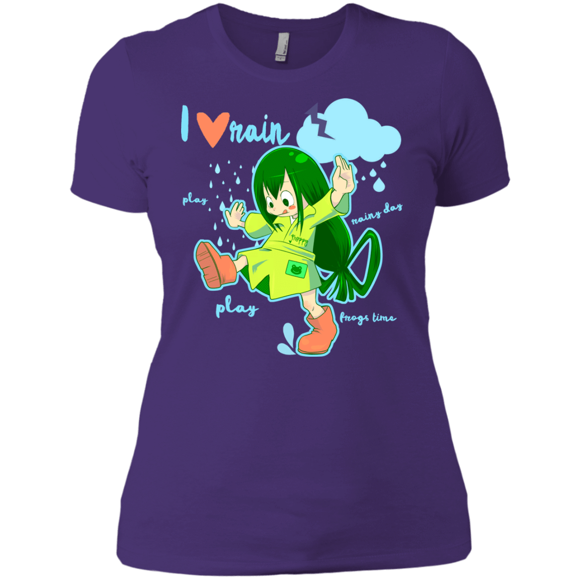 T-Shirts Purple / X-Small Rainy Day Women's Premium T-Shirt