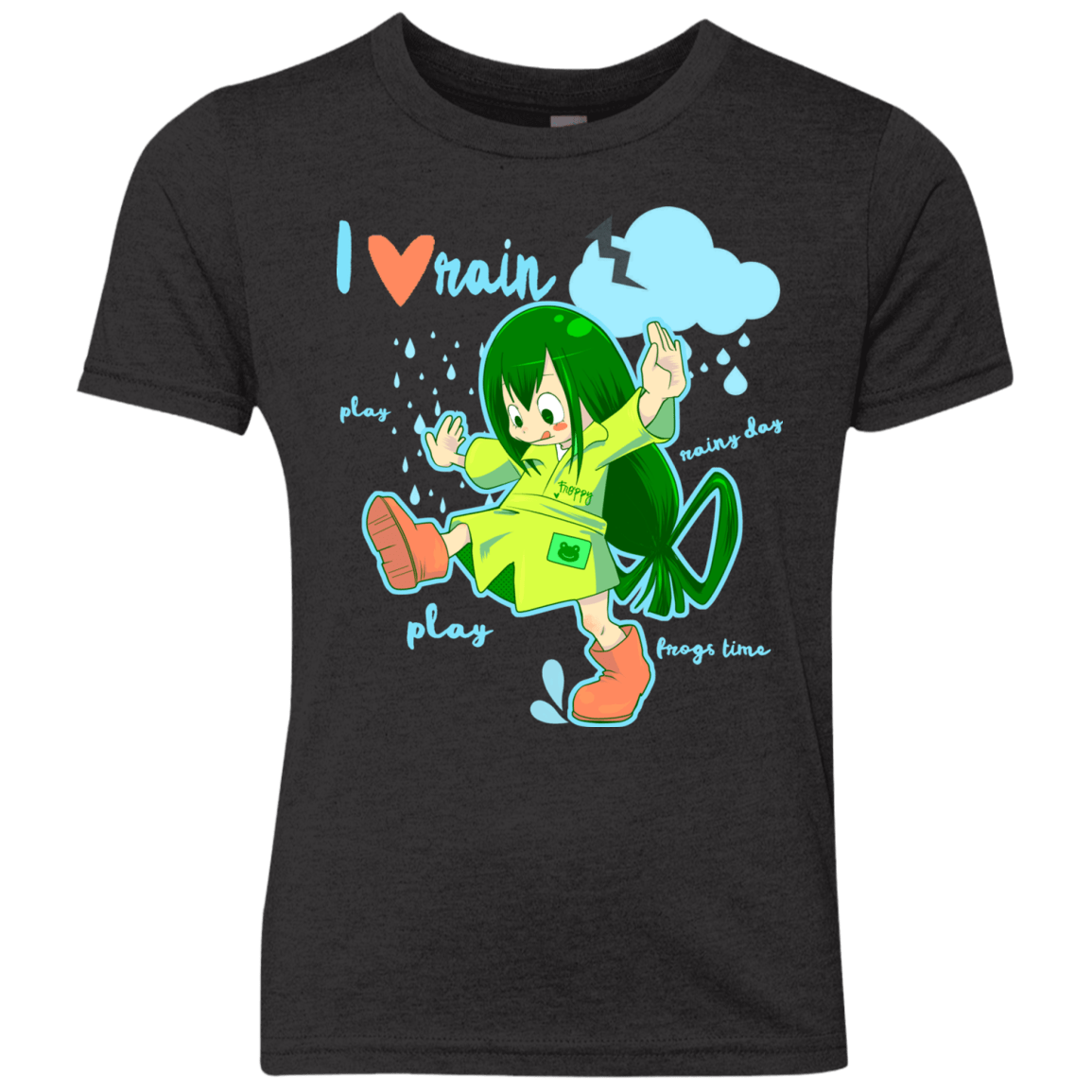 T-Shirts Vintage Black / YXS Rainy Day Youth Triblend T-Shirt