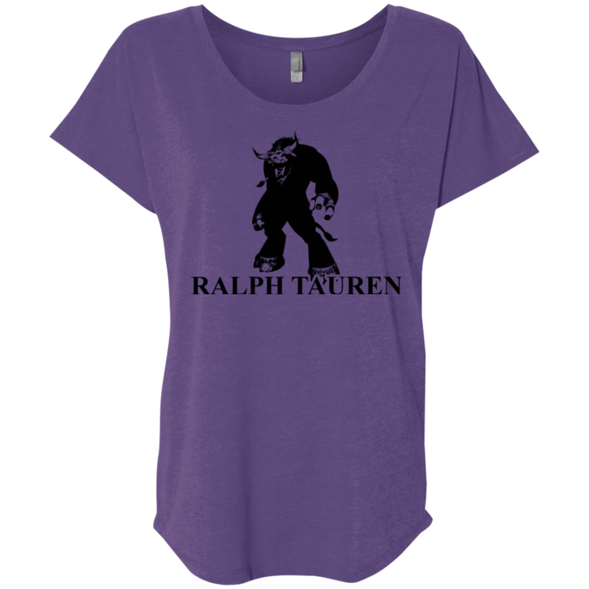 T-Shirts Purple Rush / X-Small Ralph Tauren Triblend Dolman Sleeve