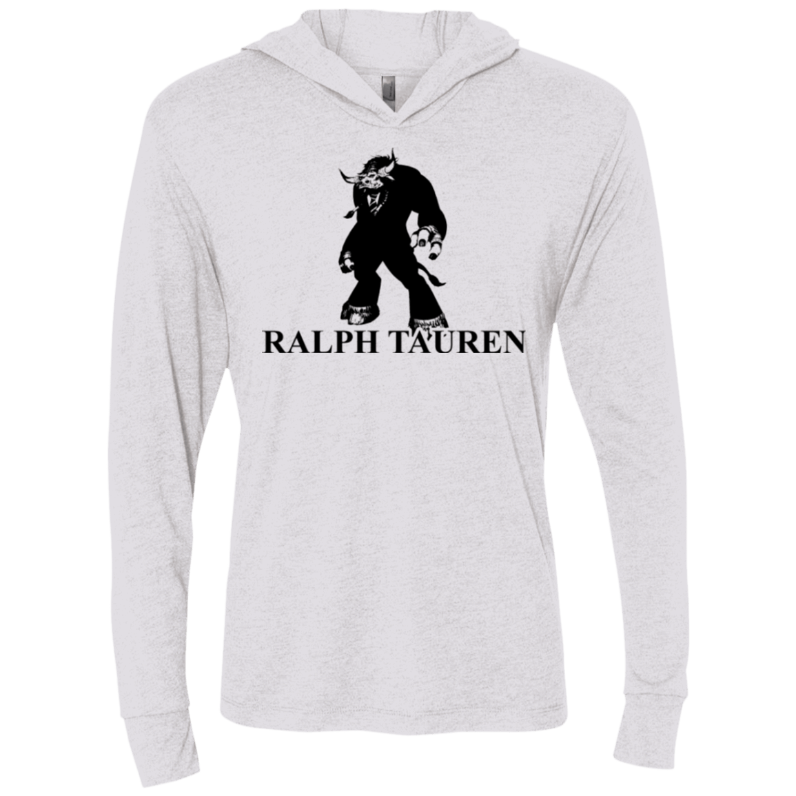 T-Shirts Heather White / X-Small Ralph Tauren Triblend Long Sleeve Hoodie Tee