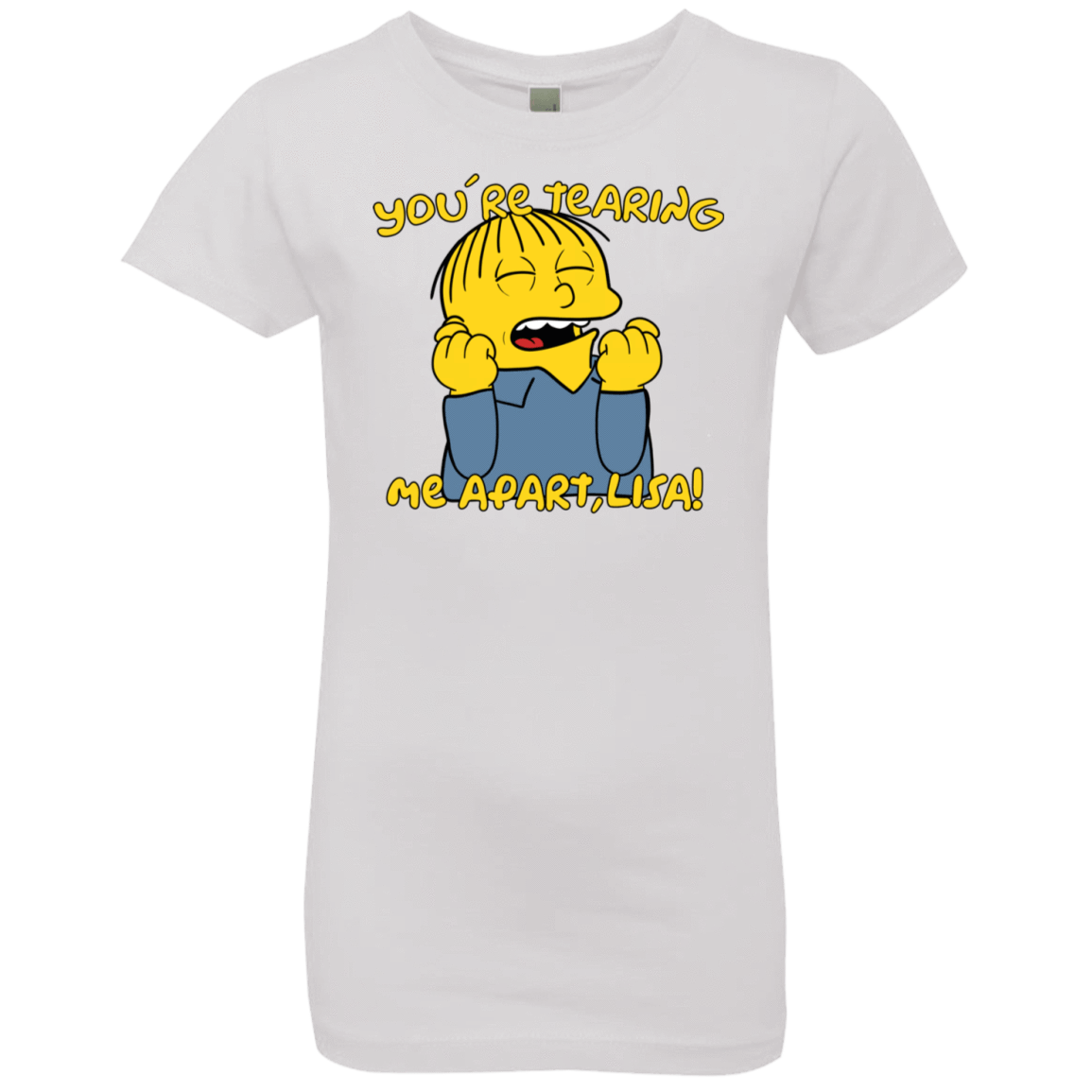 T-Shirts White / YXS Ralph Wiseau Girls Premium T-Shirt