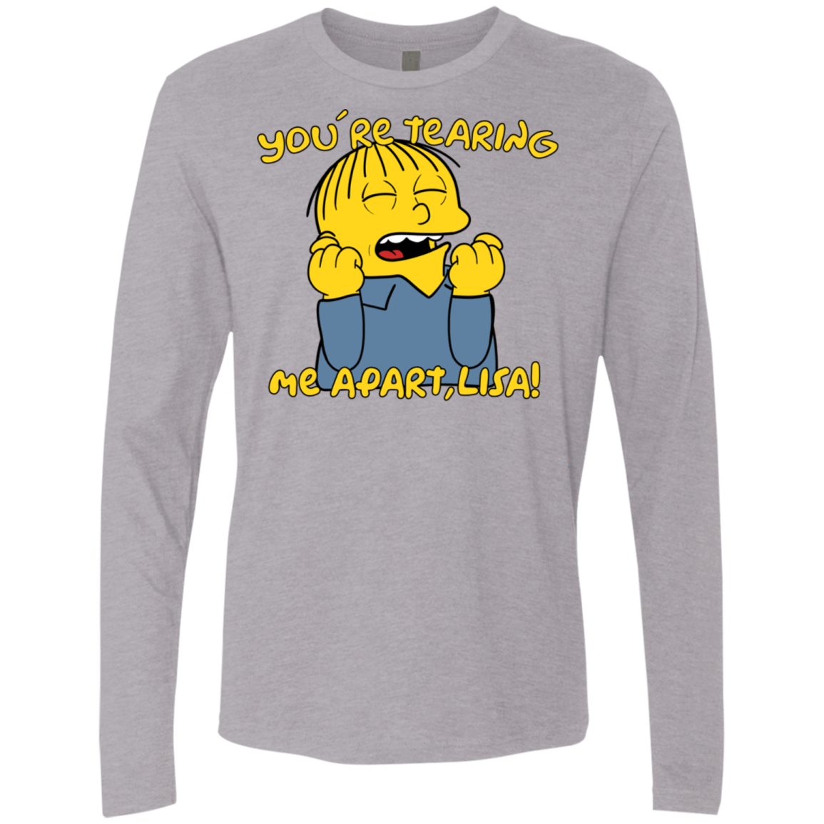 T-Shirts Heather Grey / S Ralph Wiseau Men's Premium Long Sleeve