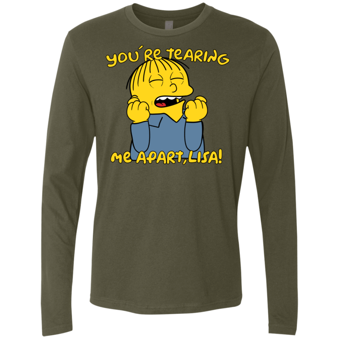T-Shirts Military Green / S Ralph Wiseau Men's Premium Long Sleeve