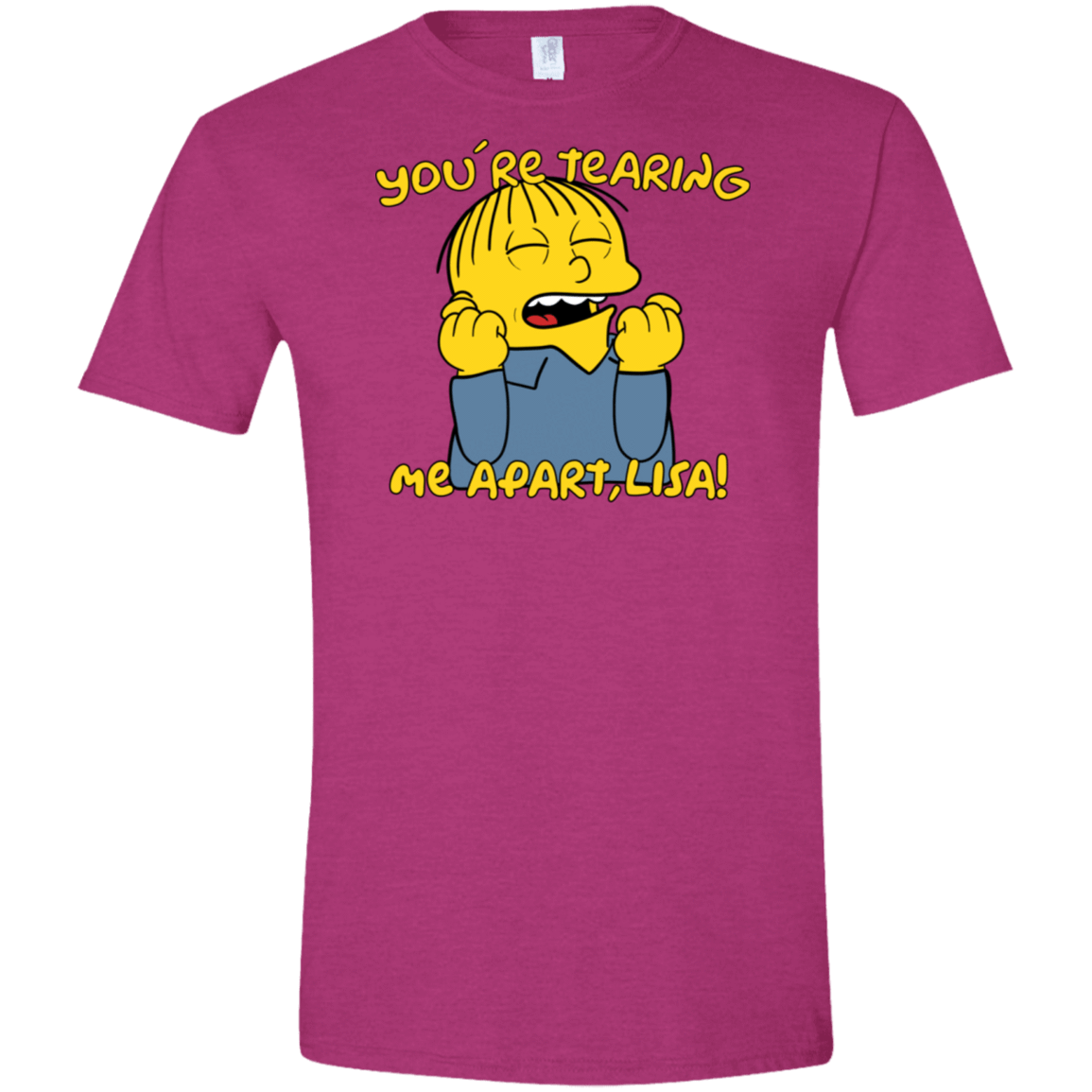 T-Shirts Antique Heliconia / S Ralph Wiseau Men's Semi-Fitted Softstyle