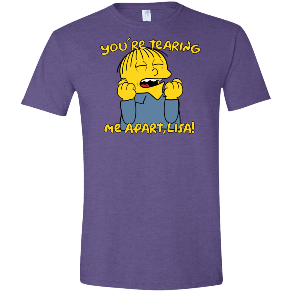 T-Shirts Heather Purple / S Ralph Wiseau Men's Semi-Fitted Softstyle