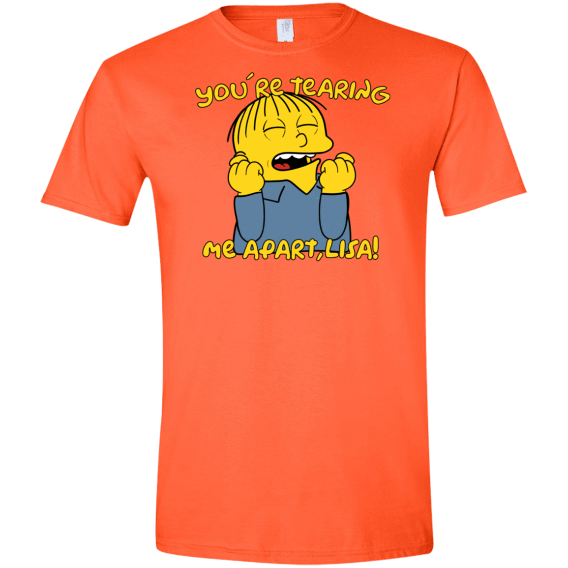 T-Shirts Orange / S Ralph Wiseau Men's Semi-Fitted Softstyle