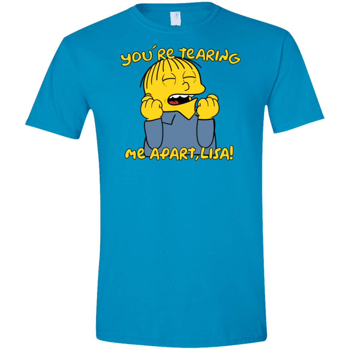 T-Shirts Sapphire / S Ralph Wiseau Men's Semi-Fitted Softstyle