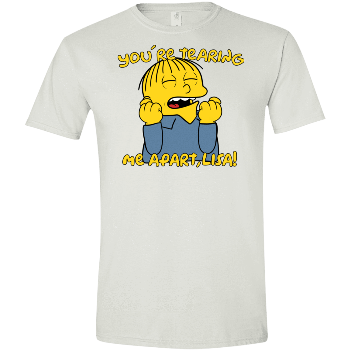 T-Shirts White / X-Small Ralph Wiseau Men's Semi-Fitted Softstyle