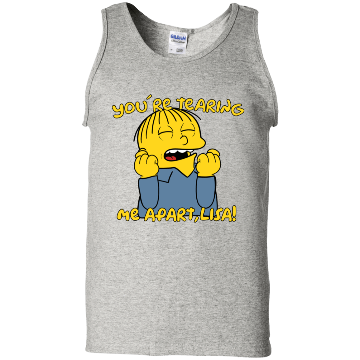 T-Shirts Ash / S Ralph Wiseau Men's Tank Top