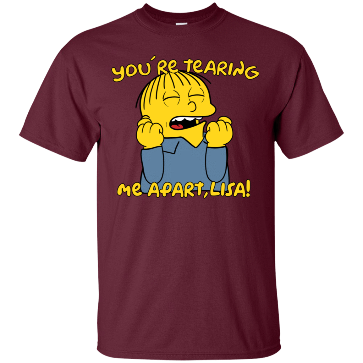 T-Shirts Maroon / S Ralph Wiseau T-Shirt