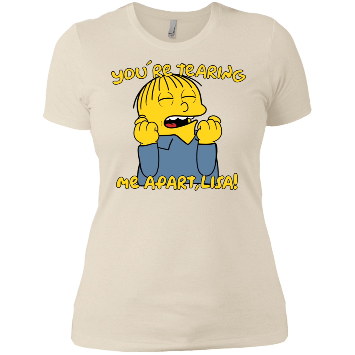 T-Shirts Ivory/ / X-Small Ralph Wiseau Women's Premium T-Shirt