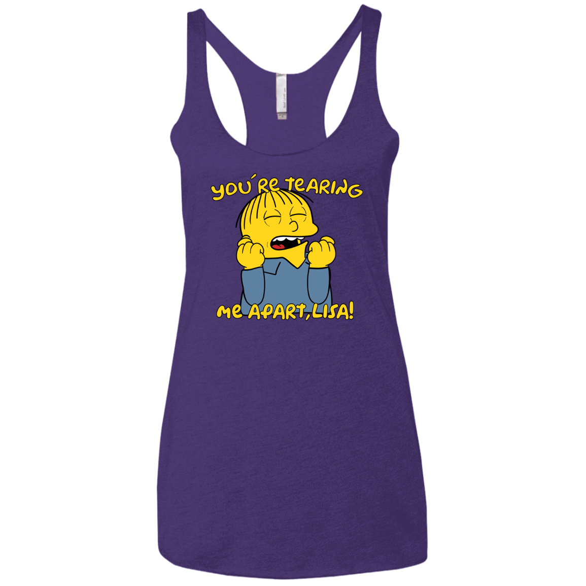 T-Shirts Purple Rush / X-Small Ralph Wiseau Women's Triblend Racerback Tank
