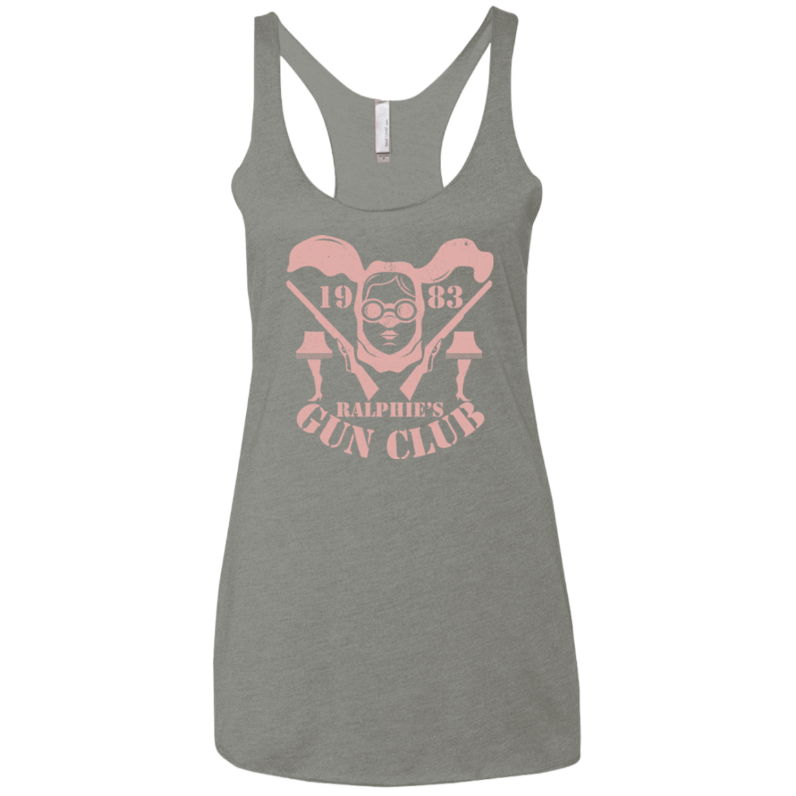 T-Shirts Venetian Grey / X-Small Ralphies Gun Club Women's Triblend Racerback Tank