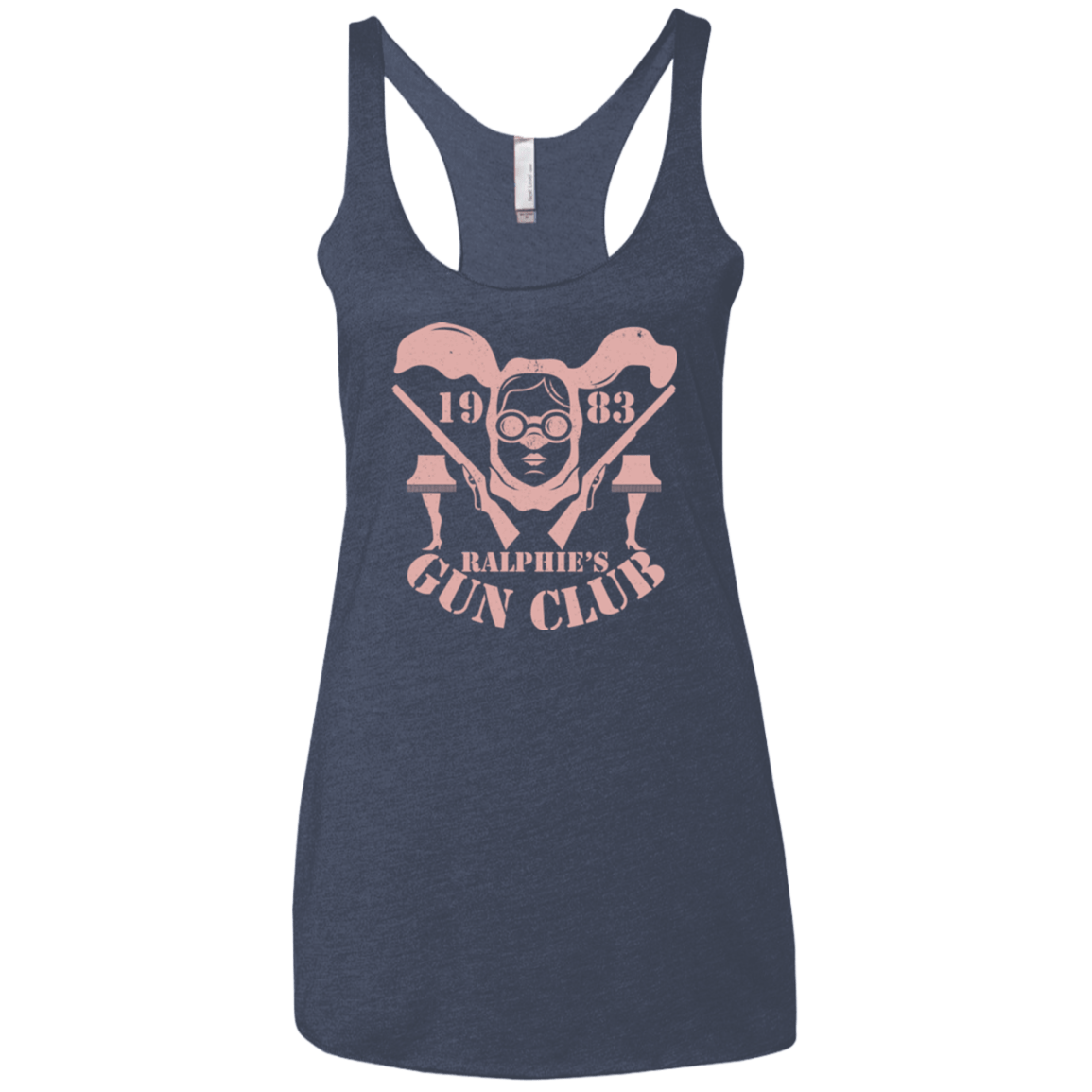 T-Shirts Vintage Navy / X-Small Ralphies Gun Club Women's Triblend Racerback Tank