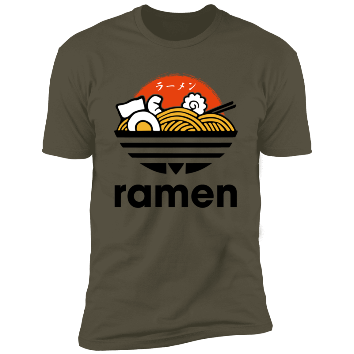 T-Shirts Military Green / S Ramen Classic Men's Premium T-Shirt