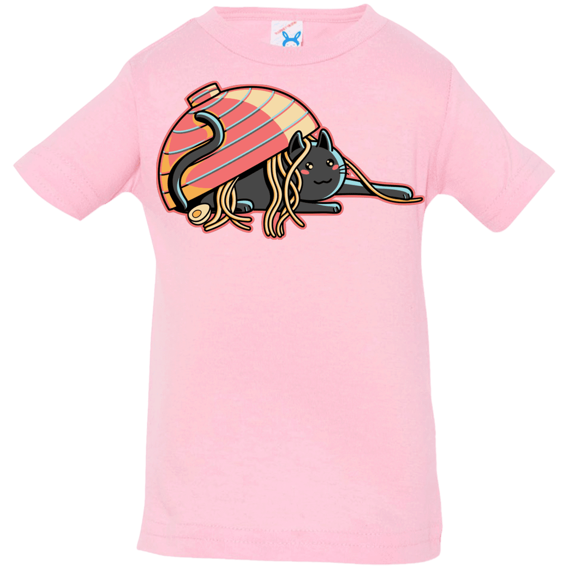 T-Shirts Pink / 6 Months Ramen Loving Cat Infant Premium T-Shirt
