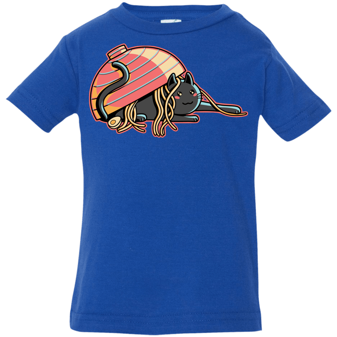 T-Shirts Royal / 6 Months Ramen Loving Cat Infant Premium T-Shirt