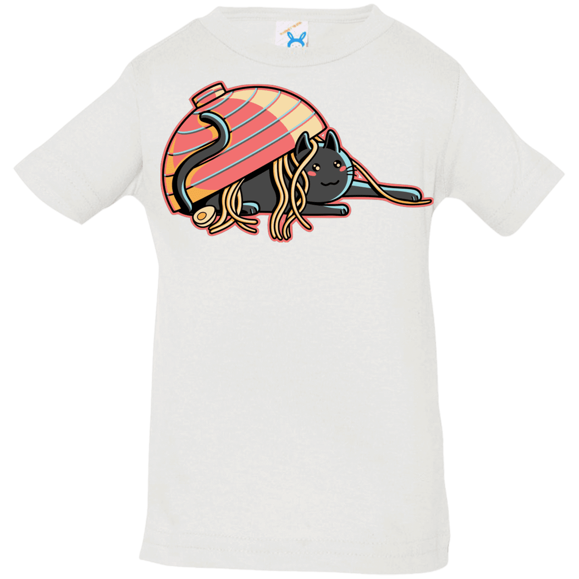 T-Shirts White / 6 Months Ramen Loving Cat Infant Premium T-Shirt