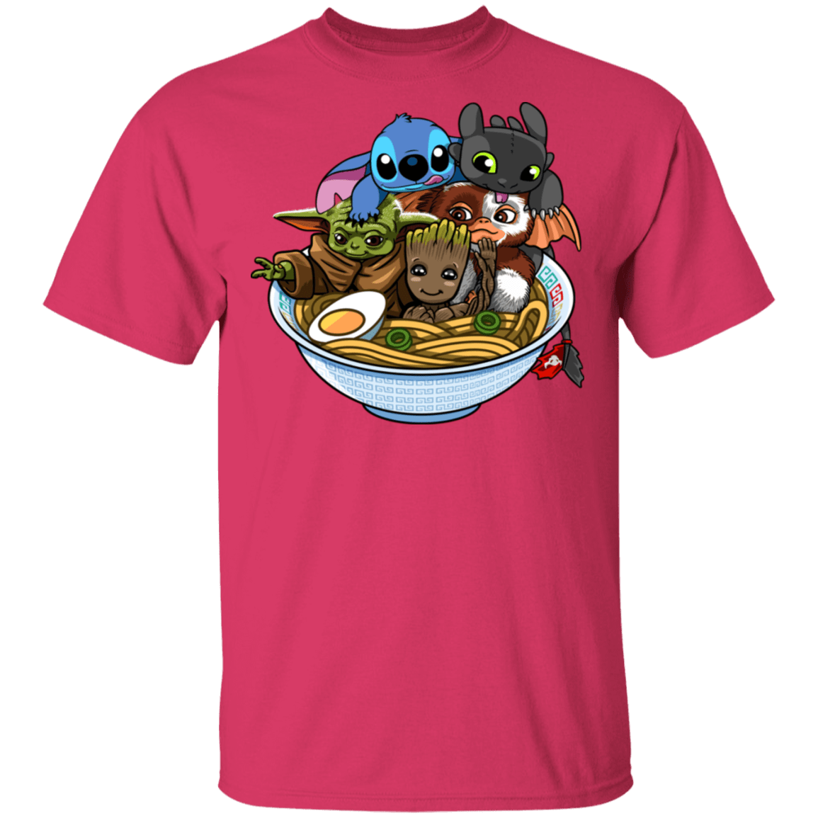 T-Shirts Heliconia / S Ramen Team Kawaii T-Shirt