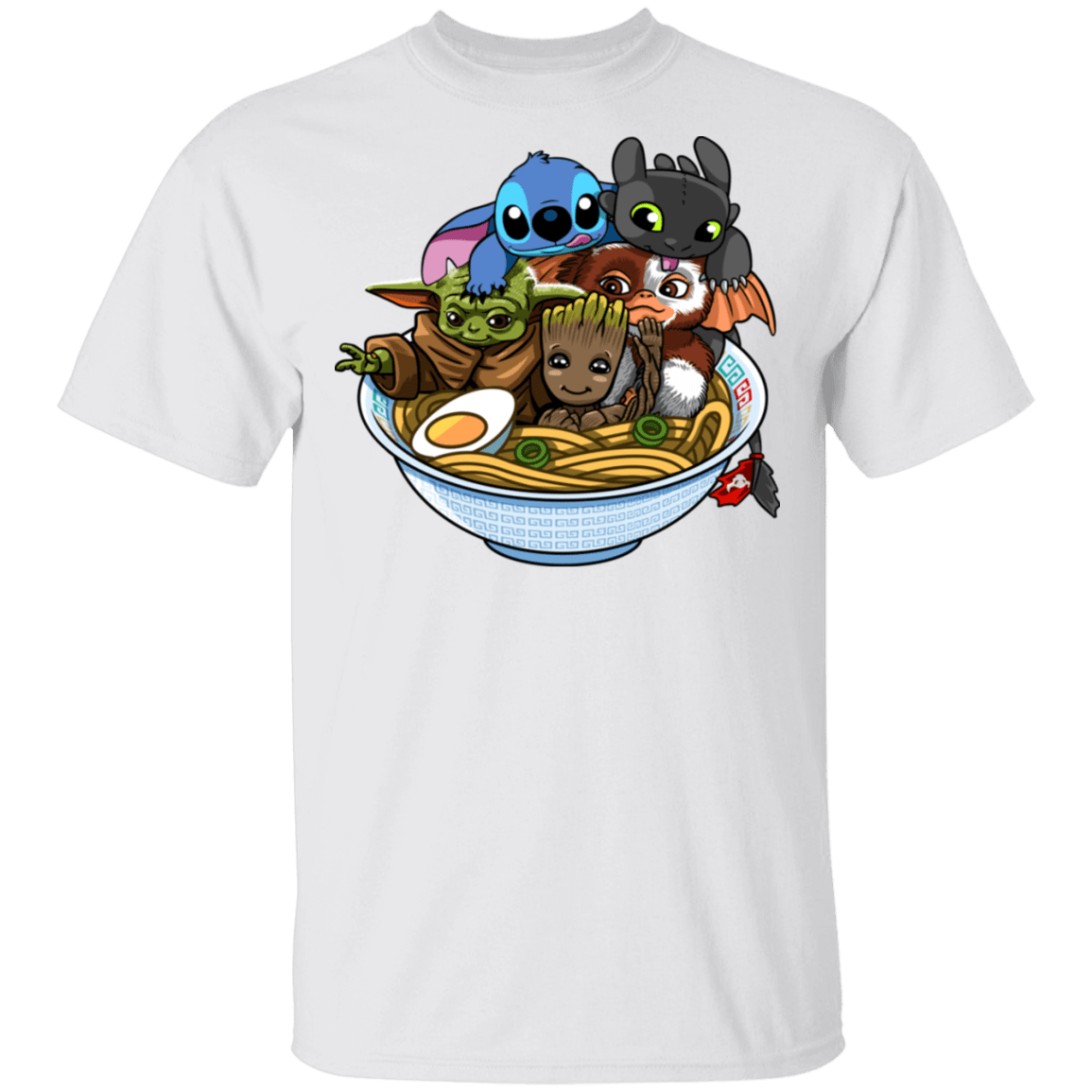 T-Shirts White / S Ramen Team Kawaii T-Shirt