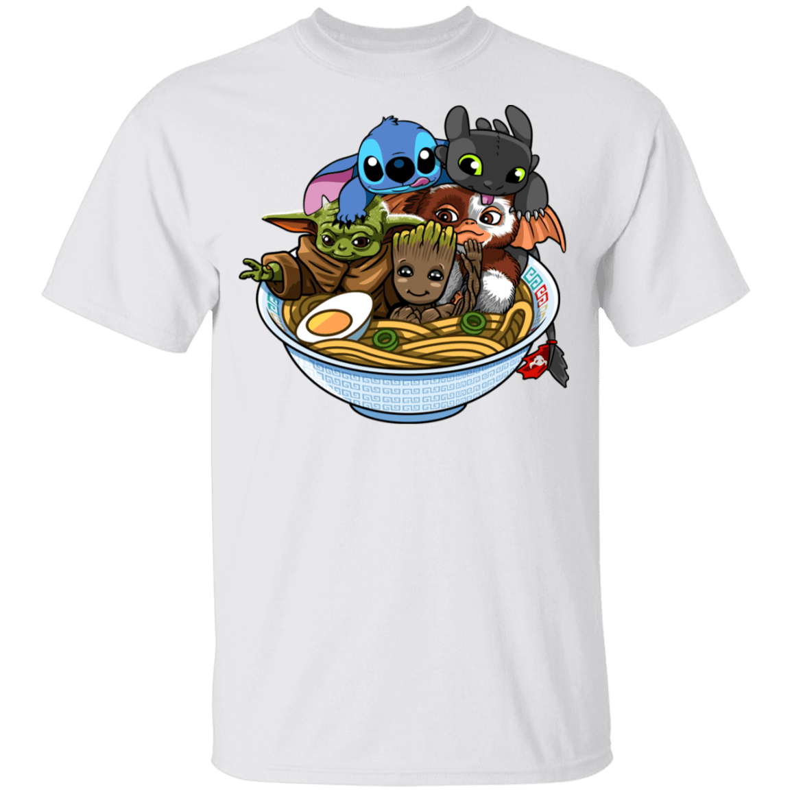 T-Shirts White / YXS Ramen Team Kawaii Youth T-Shirt