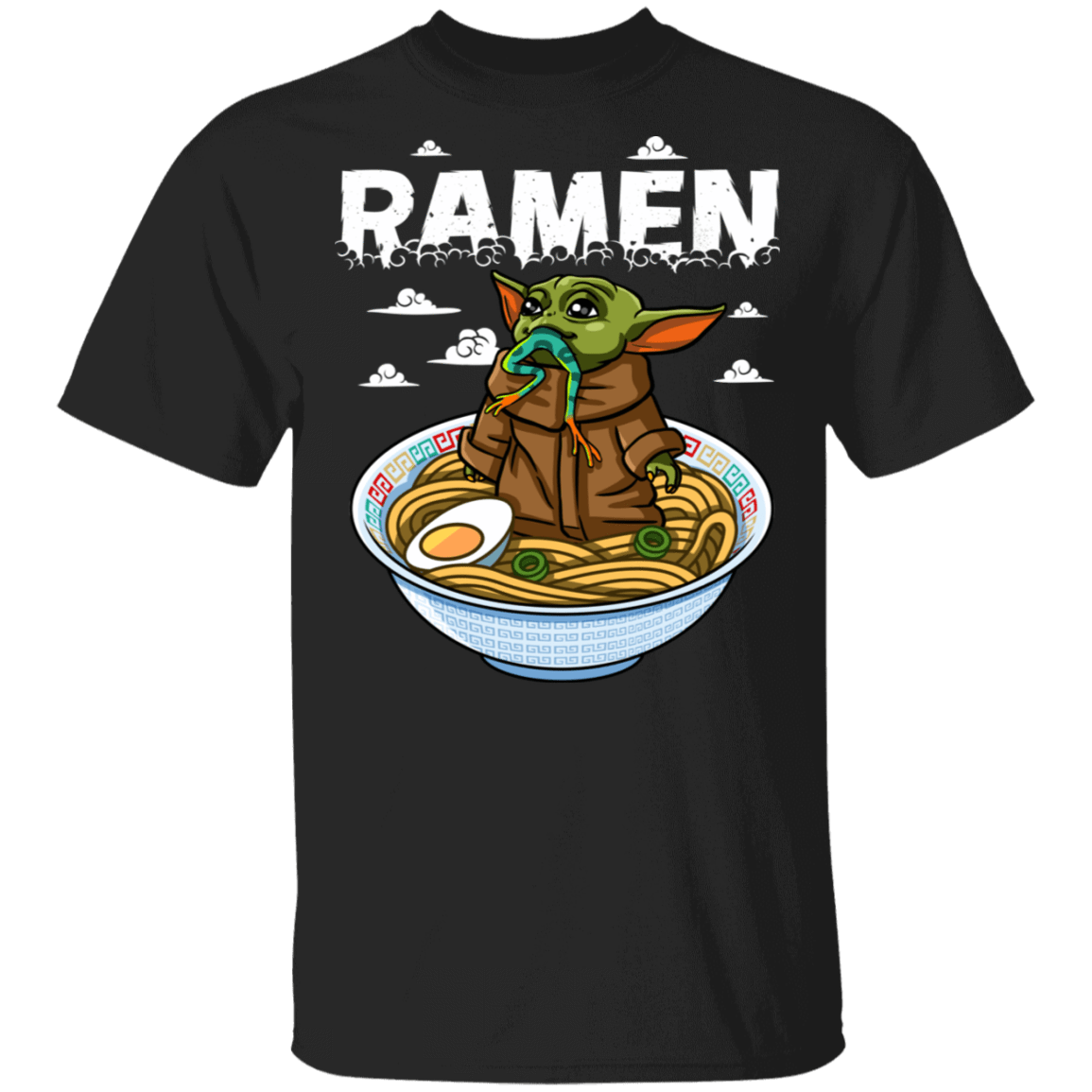 T-Shirts Black / S Ramen Yoda T-Shirt