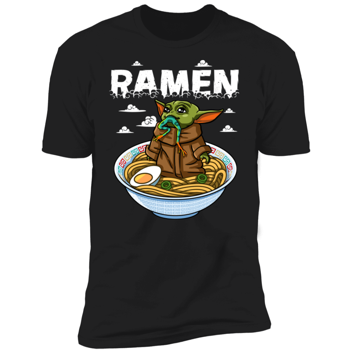 T-Shirts Black / X-Small Ramen Yoda T-Shirt