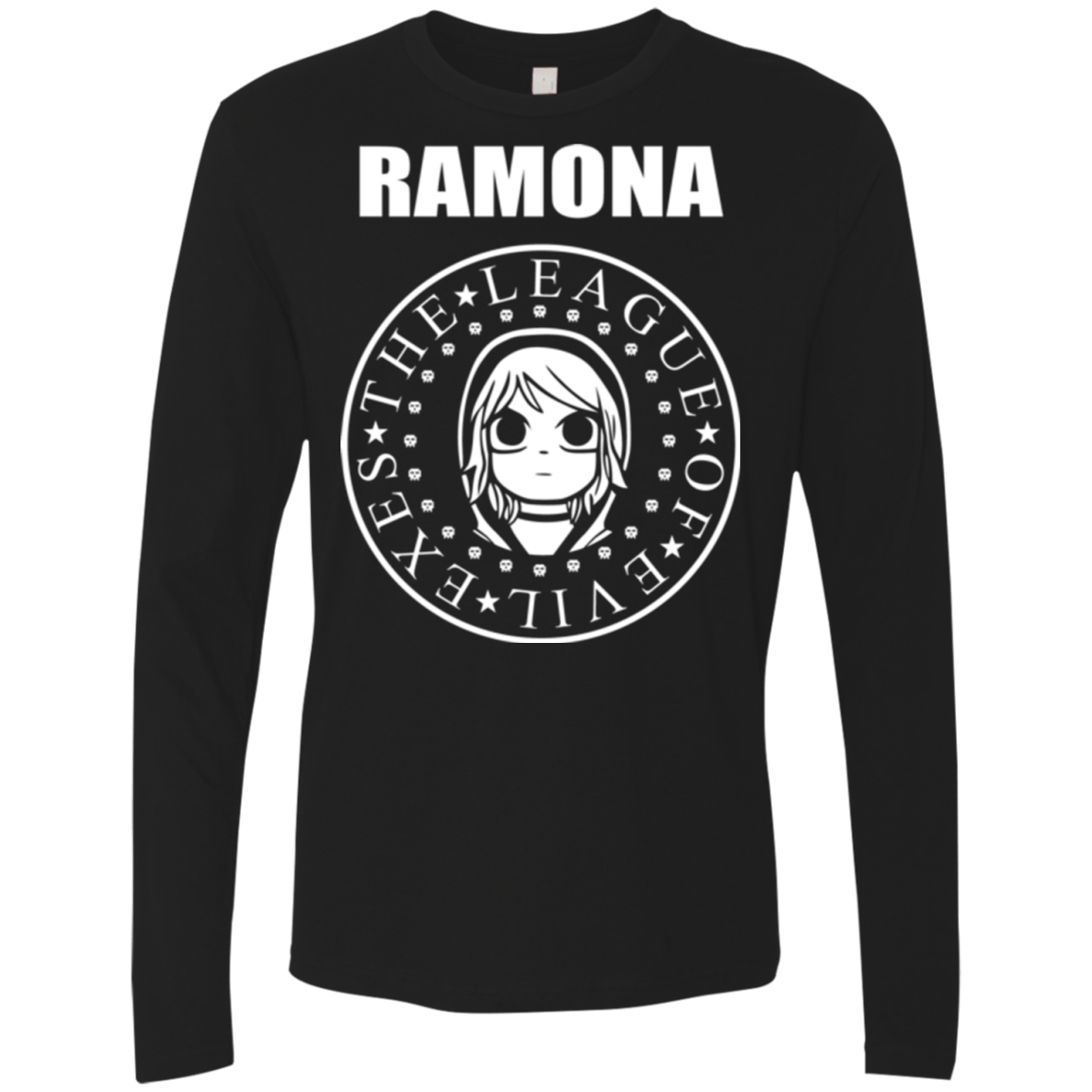 T-Shirts Black / Small Ramona Men's Premium Long Sleeve